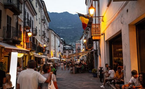Aosta main street restaurants